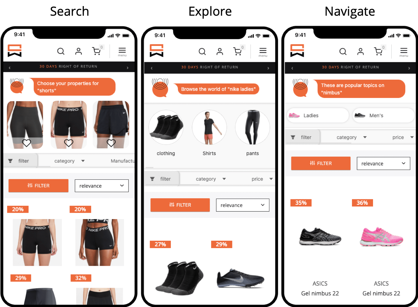 search nav explore